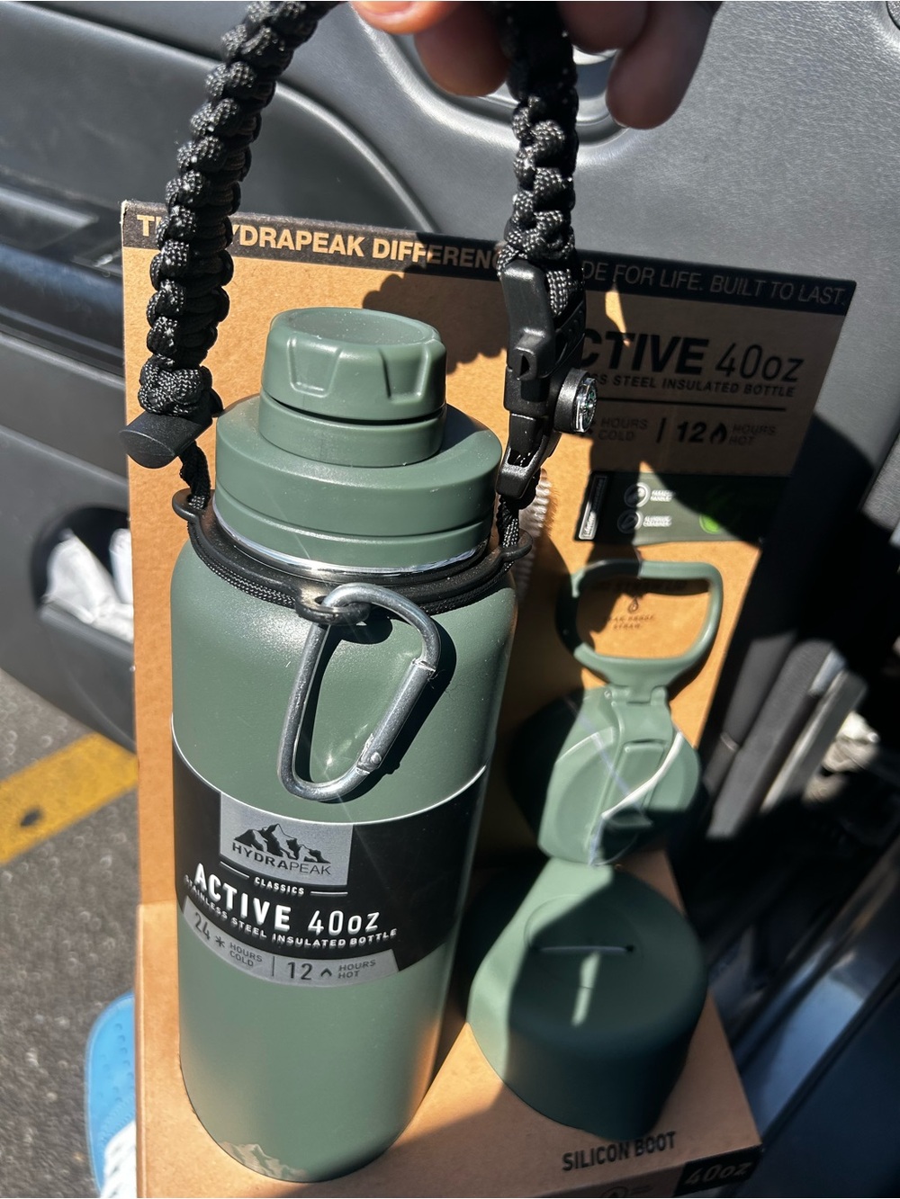 Active 40oz Insulated Bottle - Green